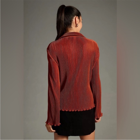 Anthropologie DOLAN lettuce-hem button down top- Medium - Picture 5 of 15